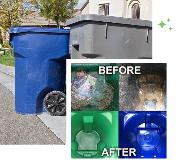 Residential Trash Bin Cleaning